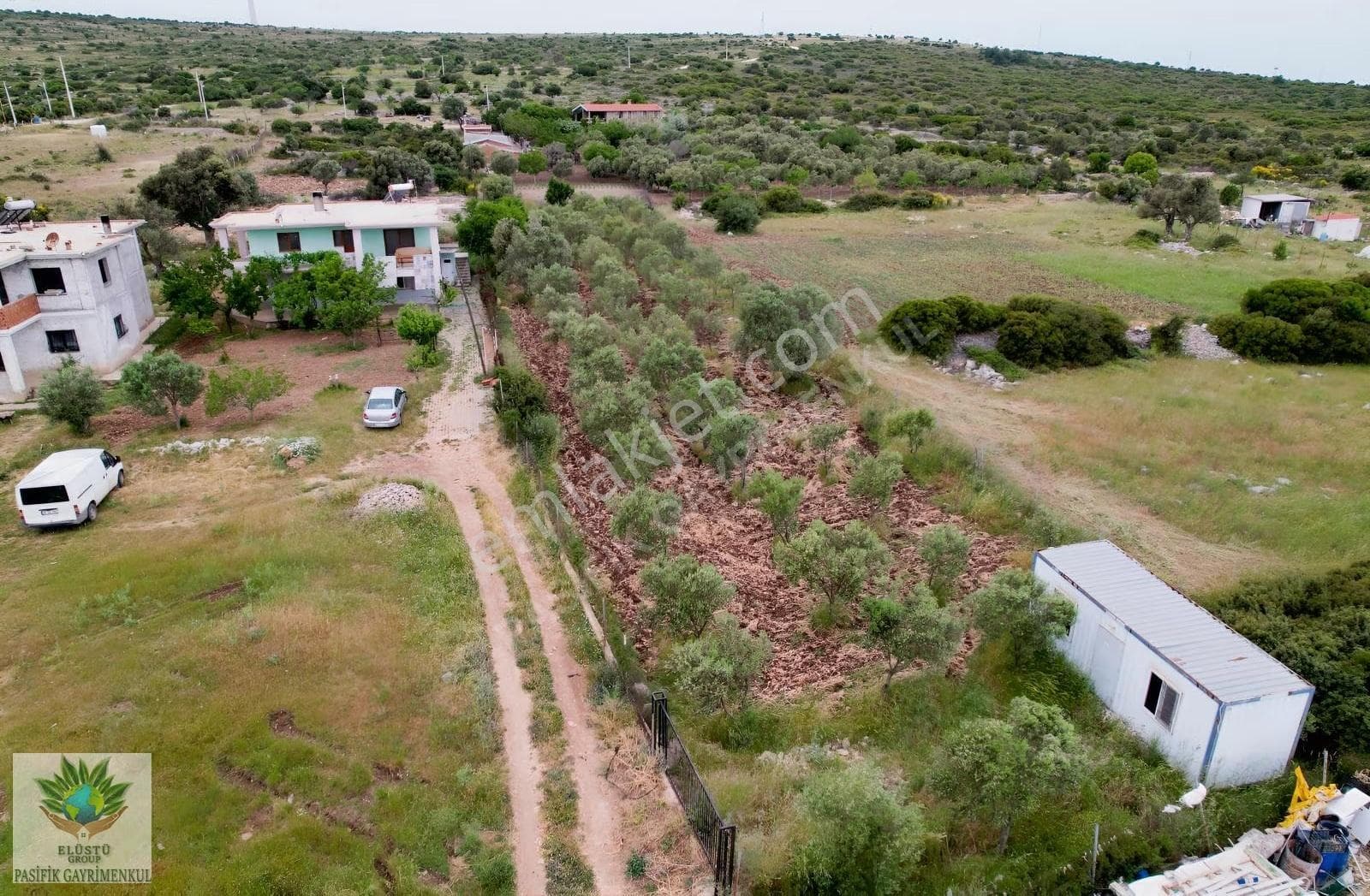 Çeşme Germiyan'da 1.771 M² Satılık Tek Tapu Arazi