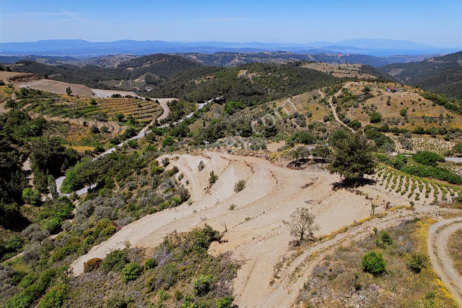 Pasifikten Efemçukurda Deniz Manzaralı Kök Hisse 500 M² Arazi
